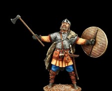 Viking 10th Tin Soldiers Figurines Miniatures 54mm 1/32 Painted