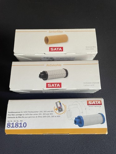SATA filters 81810, 85373,21160 Cartridge For Filter Series 200,300 And 400 set - Picture 2 of 9