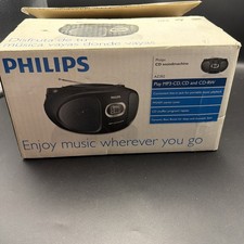 Phillips AZ302 CD Soundmachine Plays MP3-CD, CD and CD-R/RW, AM/FM Tuner - NIB