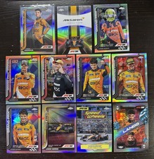 Lando Norris 2025 Topps Chrome F1 Refractor 11 Cards lot! McLaren