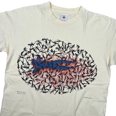 Vintage Peter Gabriel Shirt Mens Large Off White Blood of Eden Secret World USA