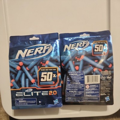 Nerf Elite 2.0 Dart Refill Pack 50 Official Foam Darts for Nerf Blasters