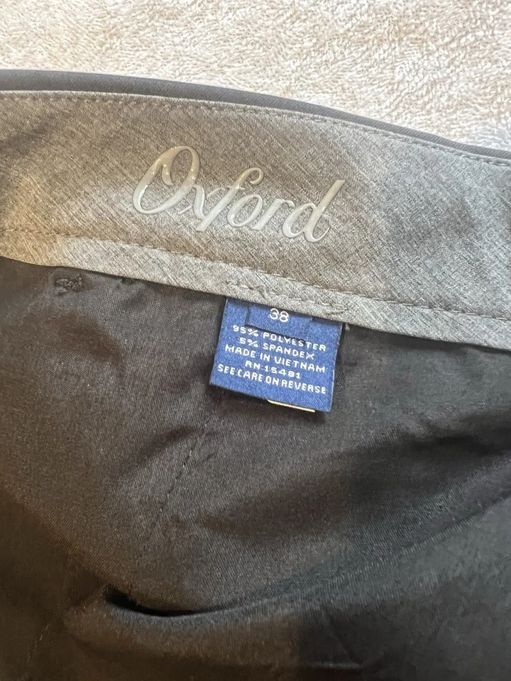 Shorts de golfe Oxford preto masculino tamanho 38 - Imagem 2 de 3