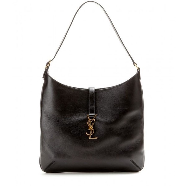 Saint Laurent Monogramme Medium Hobo Bag black/gold. Wie neu.