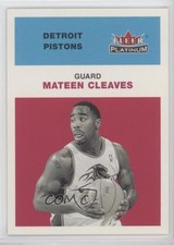 2001-02 Fleer Platinum Mateen Cleaves #163 0q3