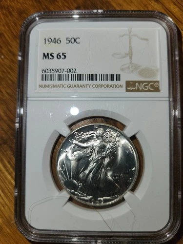 1946-P Walking Liberty Half Dollar — photo from another recent sale