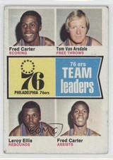 1974-75 Topps Fred Carter Tom Van Arsdale Leroy Ellis #94 2f5