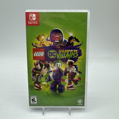 Nintendo Switch Lego DC Super Villains Video Game - Complete Case & Cartridge
