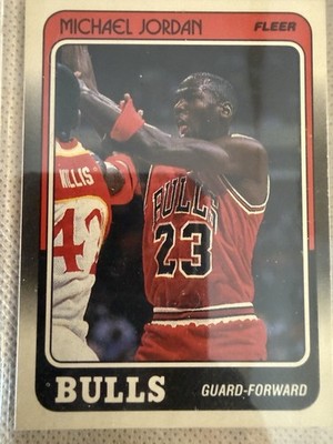 1988 Fleer Michael Jordan #17 of 132   User s Edge Parallel   Chicago Bulls   MJ