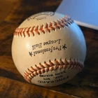 Pinckard Professional League Autographed Baseball Multiple Signatures Original