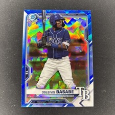 2021 Bowman Draft Sapphire Edition #BDC-71 Osleivis Basabe