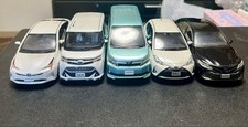 Set of 5 Toyota Mini Cars Prius Tank Voxy Vitz Camry Official Licensed Product