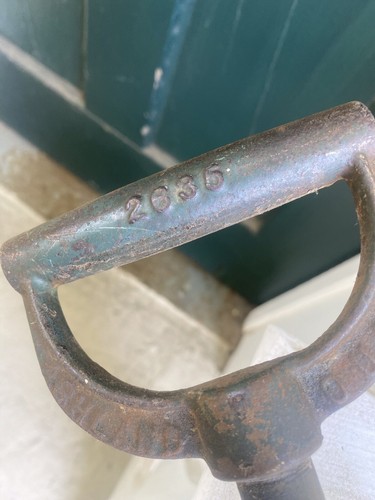 Antique vintage F. E. Myers & Bro Peerless cast iron & brass hand bilge pump - Picture 7 of 8