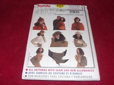 💐 BURDA #8127 - ADULT WINTER HATS-SHOULDER BAG-BOOT SPATS-BACKPACK PATTERN FF