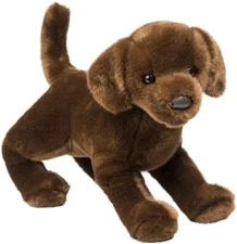 Douglas 16" Cocoa Chocolate Lab Dog Plush Stuffed Animal labrador retriever