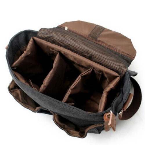 Retro Canvas Camera Inner Bag Wearable Large Capacity Shoulder Bag - Picture 4 of 26