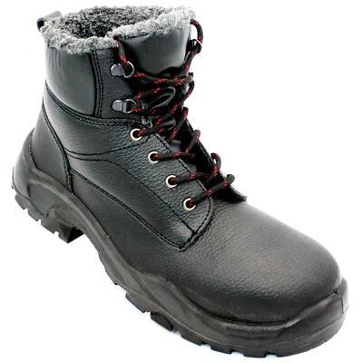 Willax S3 Sicherheitsschuhe Herren Arbeitsschuhe Winter Sicherheitsstiefel SRC