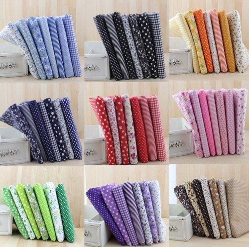 Wholesale Series 7 PCS Pre-Cut Cotton Quilt Fabrics cloths for Sewing G33