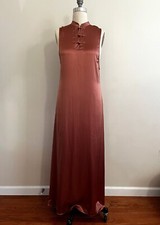 Reformation | Silk Dress | Sleeveless | Cheongsam Knots | Dusty Pink | Small