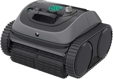 Track drive Floor & Wall Pool Vacuum Inground Cordless Robotic Cleaner Waterline