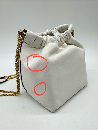 Donna Karan NY Rosedale leather chain small crossbody bag -White (Defective) - Picture 19 of 19