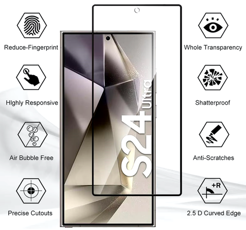 Gorilla Screen Protector For Samsung Galaxy S24 ULTRA S23 S22 S10 Tempered Glass - Picture 2 of 6