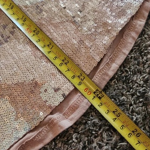 2B BeBe Golden Pewter Sparkly Sequin Racerback Tank Size XS Y2k - Picture 12 of 15