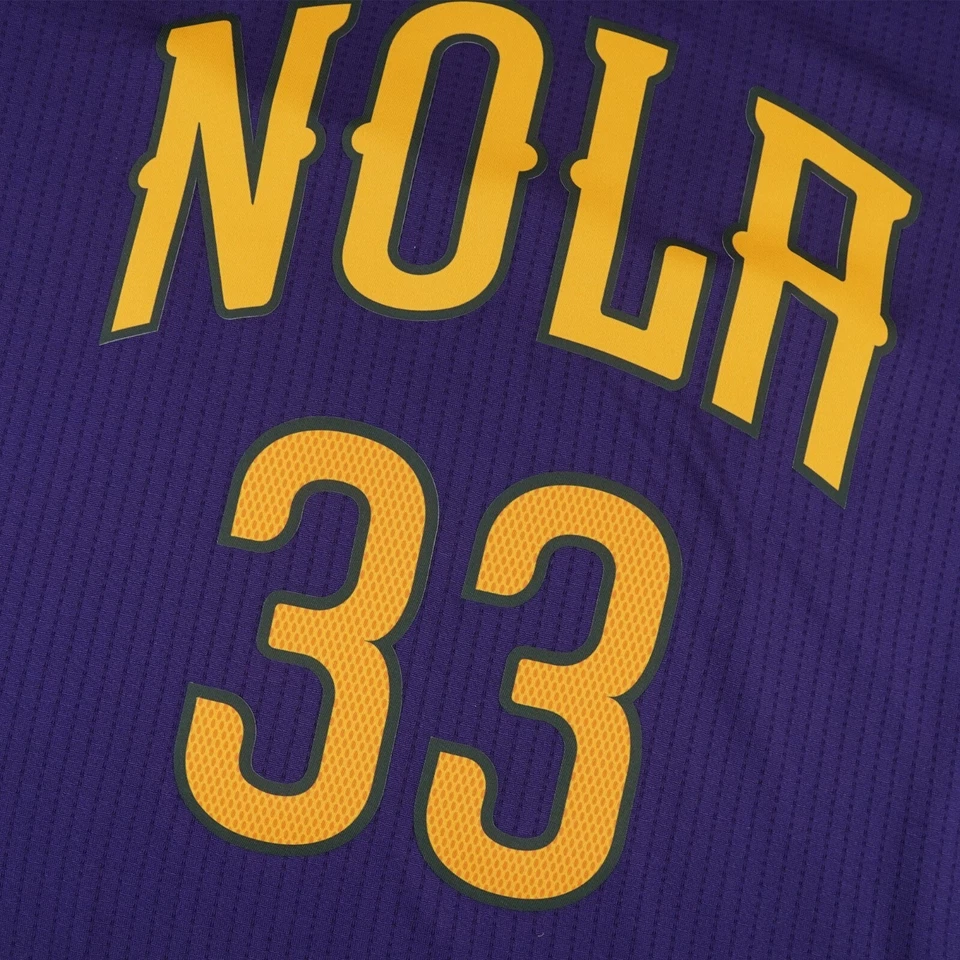 Camiseta deportiva para hombre Ryan Anderson New Orleans Pelicans NBA Adidas púrpura Swingman Foto 3 de 4