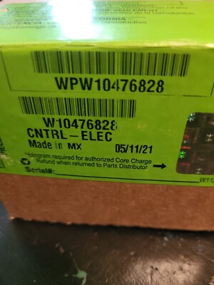 W10476828 Whirlpool Dryer Control Board