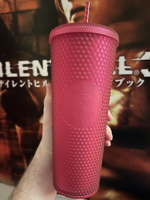 Starbucks Studded Cup/Tumbler 240z Matte Red