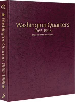 Washington Quarters: 1965-1998 Date & Mintmark Set - Whitman Prestige  Album