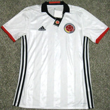 Colombia 2020 Men's Small White Adidas Replica Soccer Jersey