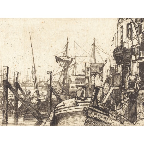James Mcneill Whistler Limehouse Kunstplakat ExtragroßEr Leinwanddruck-image