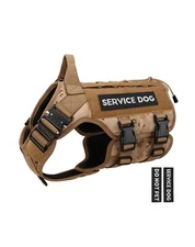 PETNANNY Tactical Dog Harness - Service Dog Harness Emotional Support Dog Ves...