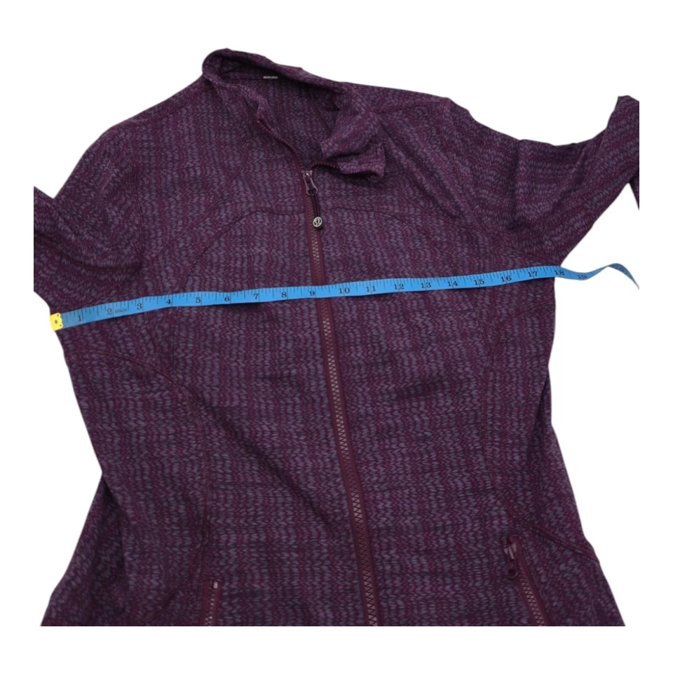 Chaqueta Lululemon Mujer 8 Granate Forma Ziggy Wee Septiembre Atletismo Ropa Deportiva Foto 4 de 4