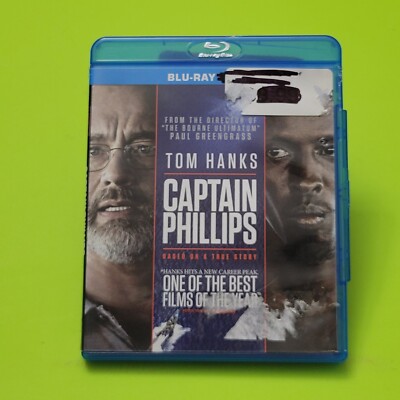 Captain Phillips (Blu-ray, 2013) --    Blu-ray Only 