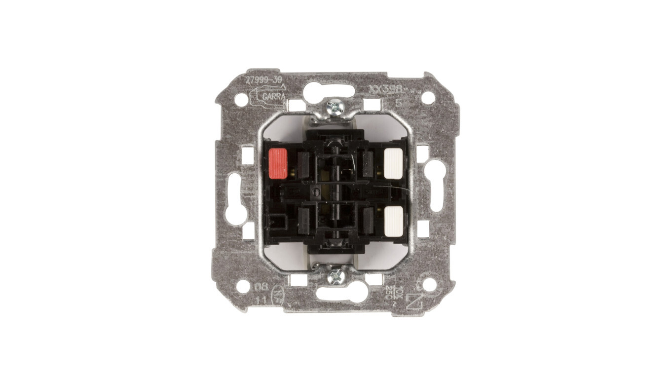 Simon 82 Candlestick switch mechanism, quick connectors, 75398-39 /T2UK