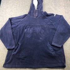 Vintage Tennessee Titans Hoodie Mens XL Blue Spell Out Embroidered Logo Terry