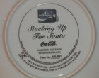 Franklin Mint Coca Cola 8" Plate Stocking Up For Santa 1994 Porcelain Christmas — photo 4