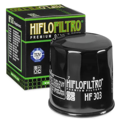 Hiflo Blk Spin On Premium Oil Filter Canister Polaris Ranger Crew 500 4x4 11-13 - Foto 1 di 5