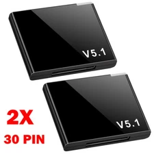 2X For I-WAVE 30 Pin Bluetooth 5.1 Audio Receiver A2DP Music Adapters 44*35*7mm