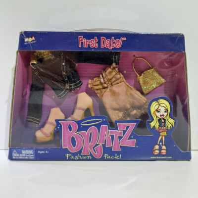 2003 MGA BRATZ FIRST DATE! FASHION PACK JACKET, DRESS, SHOES, PURSE