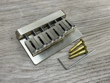 American Stratocaster  Hardtail Bridge  CNC Machined w/ all brass 2 1/16"