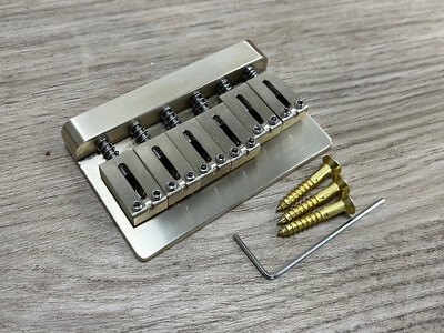 American Stratocaster  Hardtail Bridge  CNC Machined w/ all brass 2 1/16''