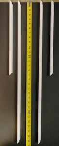 WHITE with corner hardware metal Picture frame Moulding