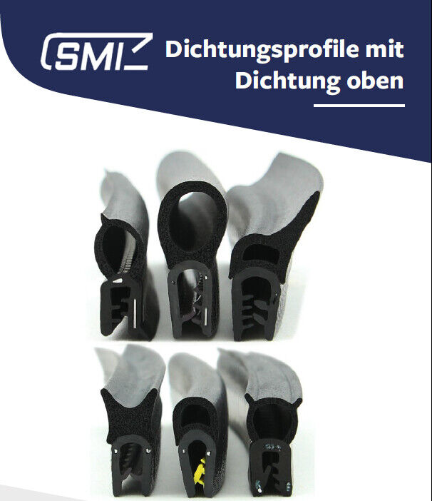 DO14 - Kantenschutz Dichtungs Profil Dichtung PVC/ EPDM - für 4-6 mm