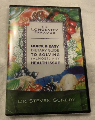 NEW - The Longevity Paradox - Quick & Easy Dietary Guide (DVD) Dr ...