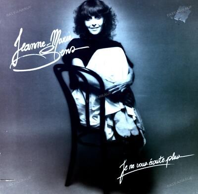 Jeanne-Marie Sens - Je Ne Vous Écoute Plus LP (VG/VG) .