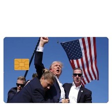 Trump Maga Credit Card Sticker Skin Film Pre-Cut Decal Size 8.5 X 5.