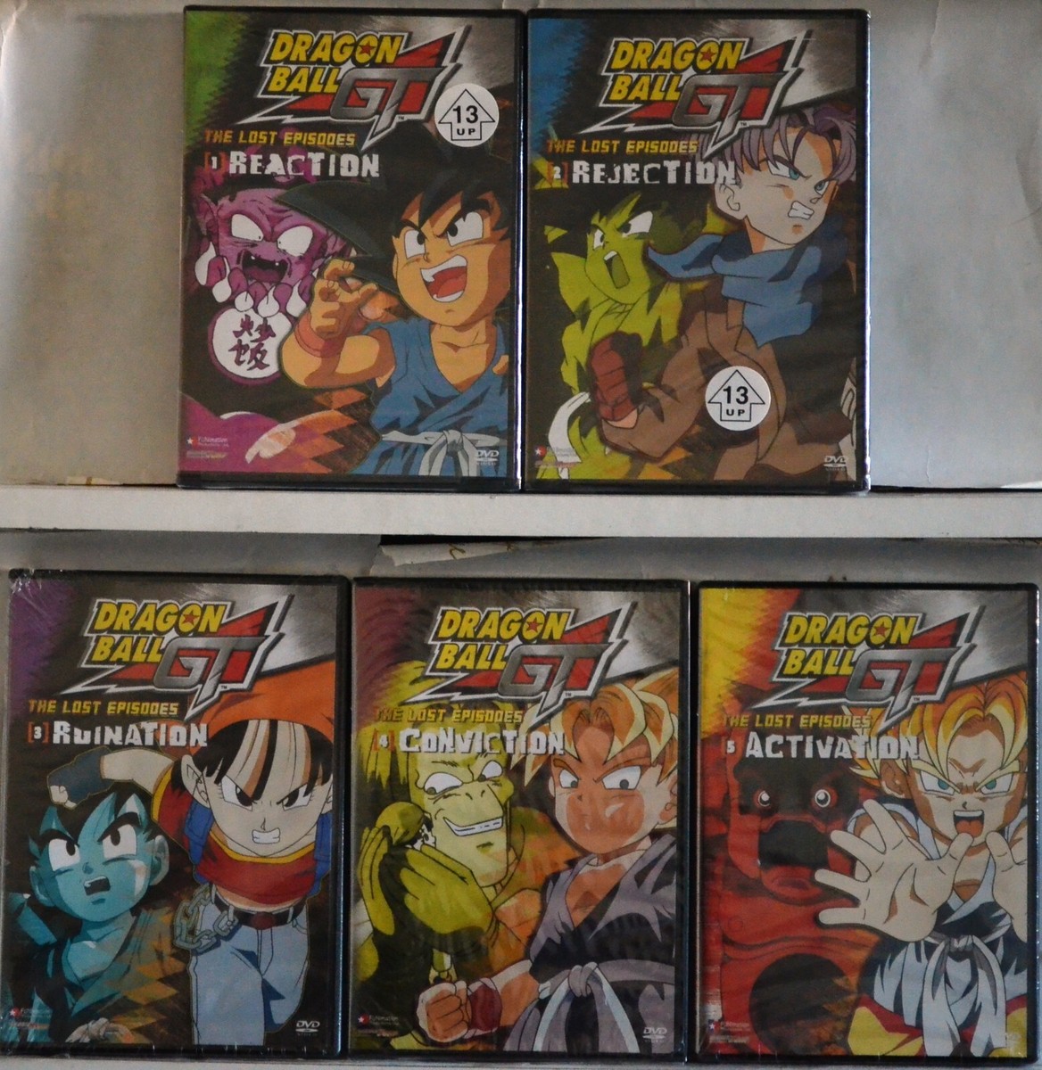 Lot of 20 Dragon Ball GT DVD Set Complete Collection including